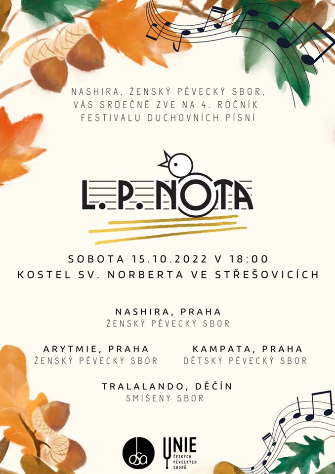 L. P. Nota, festival duchovních pásná 2022